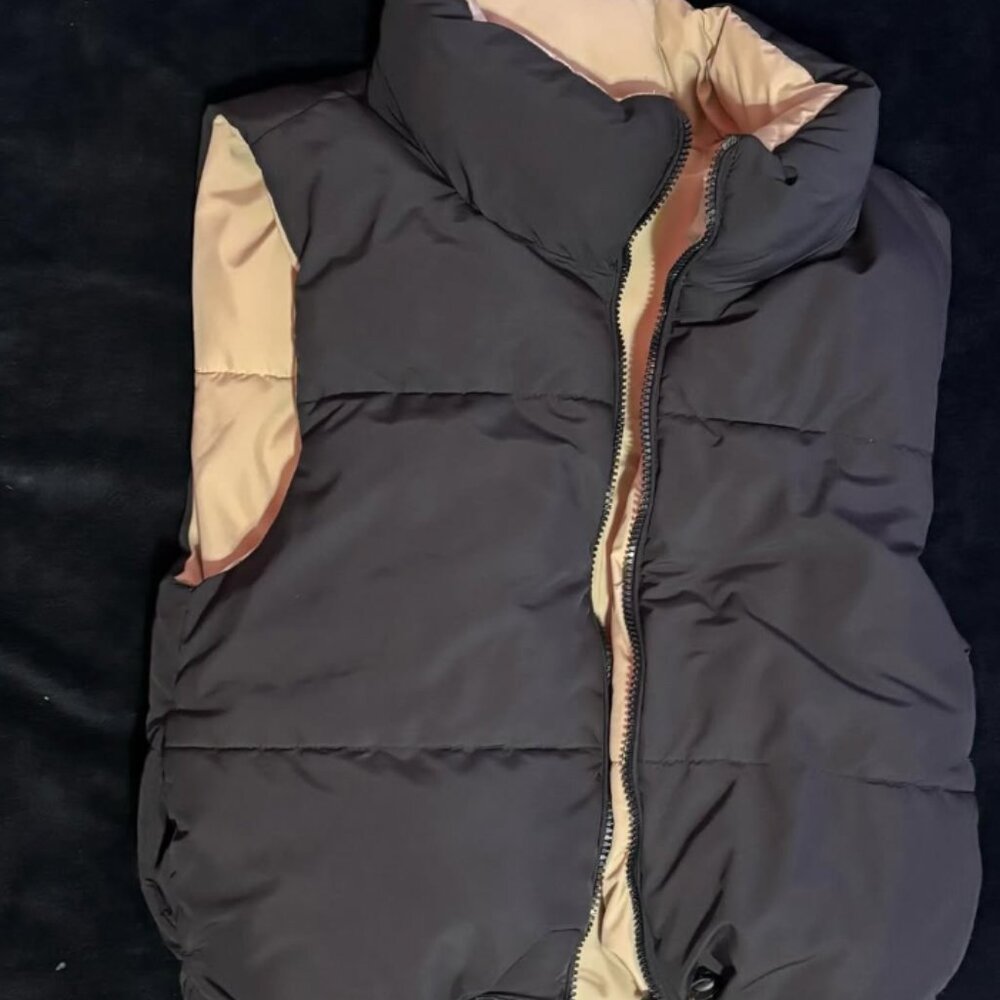 reversible puffer vest